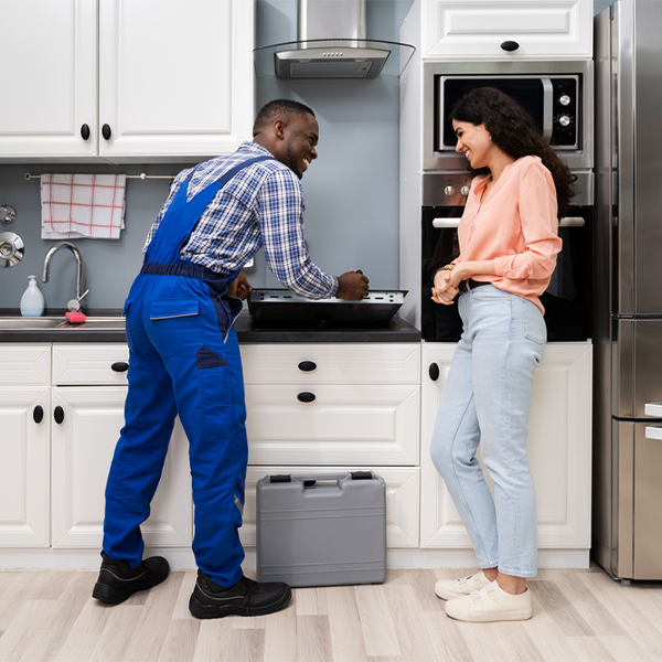 how long does it typically take to complete cooktop repair services in Warfield KY